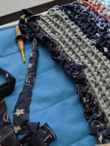 Crocheting with Old Clothes