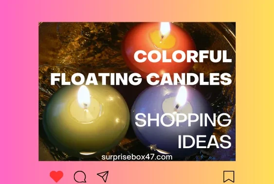 Colorful Floating Candles on Amazon for Magical Home Decor
