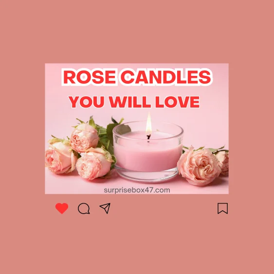 rose candle